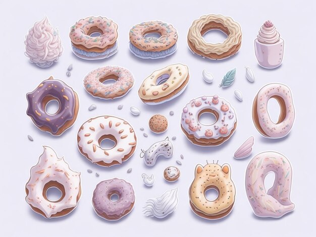 Donut PNG Pack