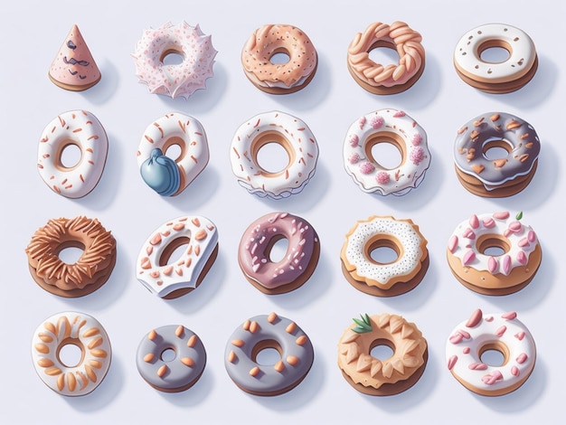 Photo donut png pack