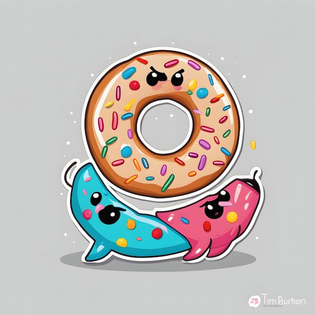 Photo donut smile