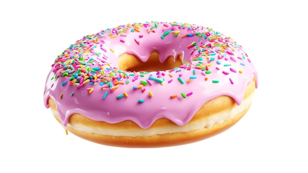 Donut on White background