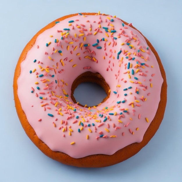 Donut with sprinkles on top