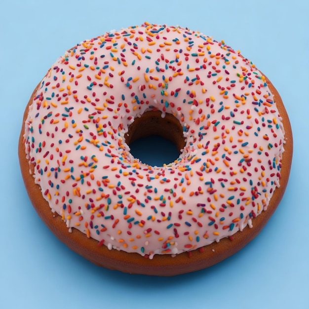 Donut with sprinkles on top