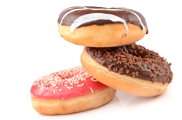 Donuts geïsoleerd op wit