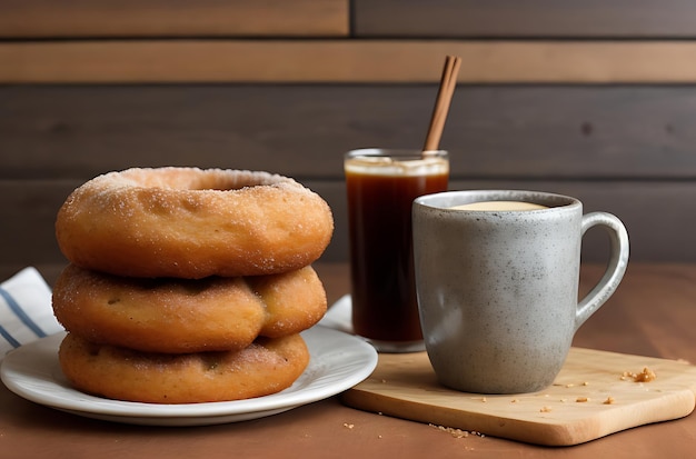 Donuts met appelcider