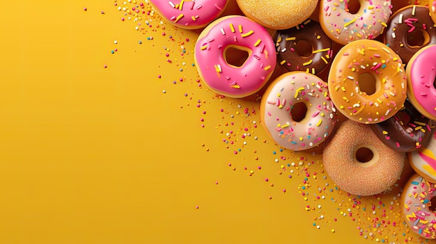 donuts with Copy space