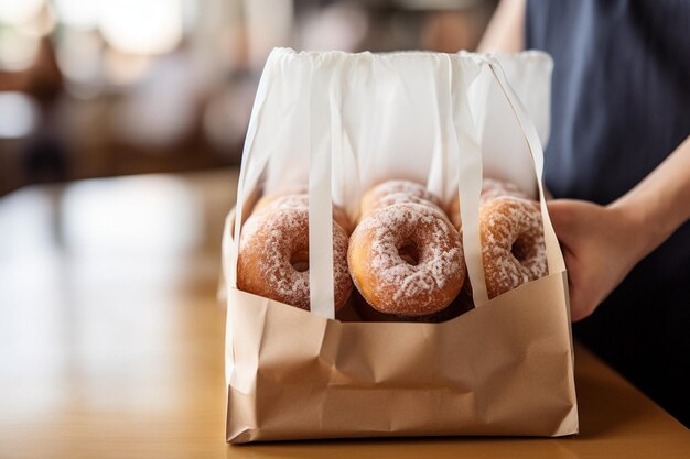 Photo donuts with a focus on portion control or minisized variations