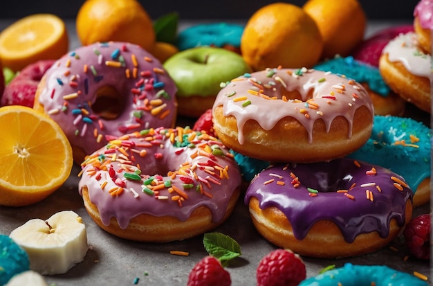 Donuts with Fruit