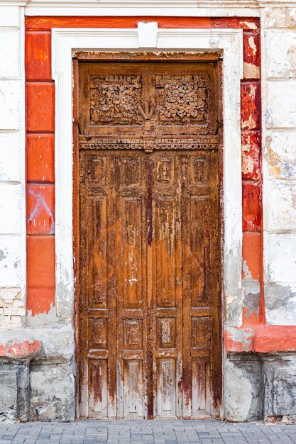 Door in a city house