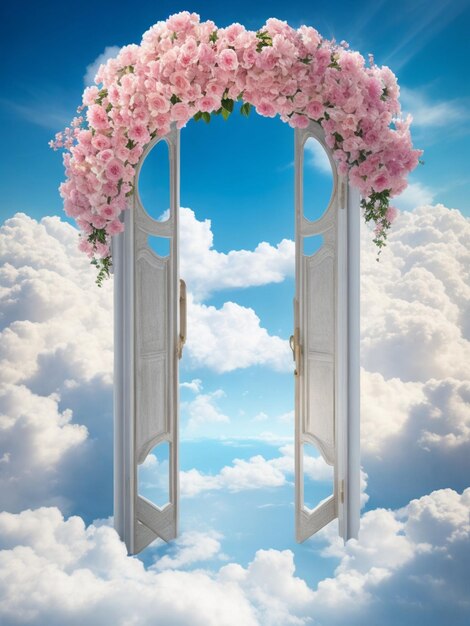 Photo door to heaven