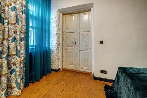 Door in modern entrance hall of corridor in apartments