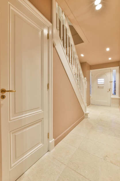 Door of room near staircase at home