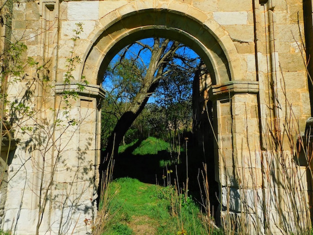 door in San Esteban of Nogales Leon Spain