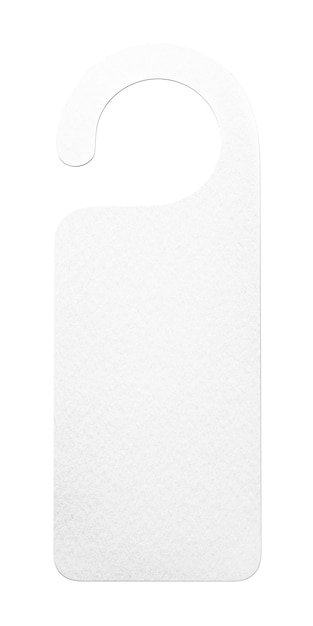 Door tag png sticker wit ontwerp transparante achtergrond