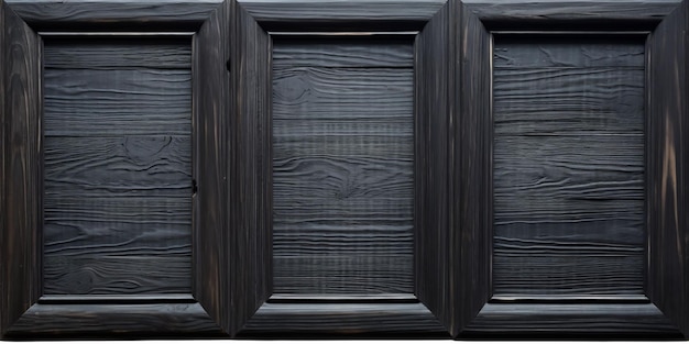 a door with a black frame.