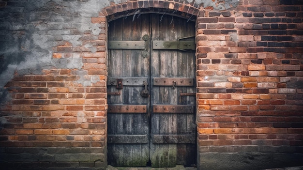 A door with the word lock on it