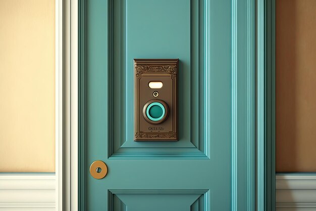 Doorbell with view of the inside of a house or apartment showing the entranceway and entry