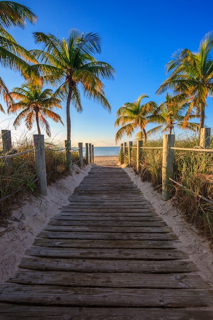 Doorgang naar het strand, Key West