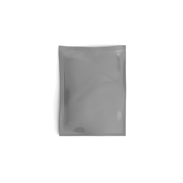 Foto doorzichtig plastic verfijning mock-up zakje lege zakjes set wit en zwart product