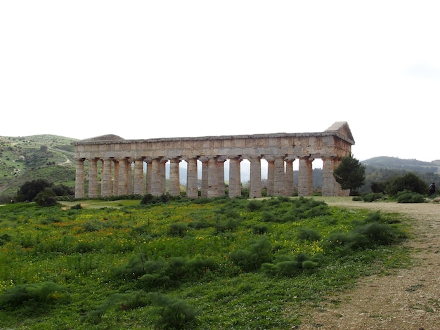 Doric temple of Segesta Sicily