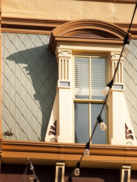 Dormer of old building.