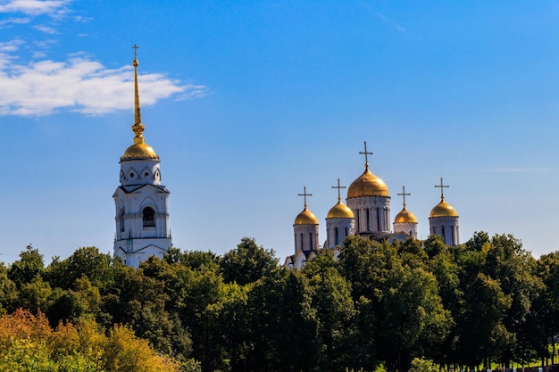Dormition Kathedraal Hemelvaart Kathedraal in Vladimir Rusland Gouden ring van Rusland
