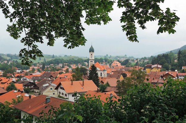 Dorp in de Beierse Alpen