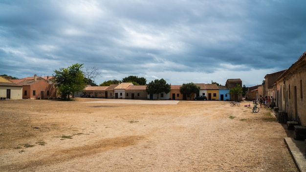 Dorp San Salvatore op Sardinië