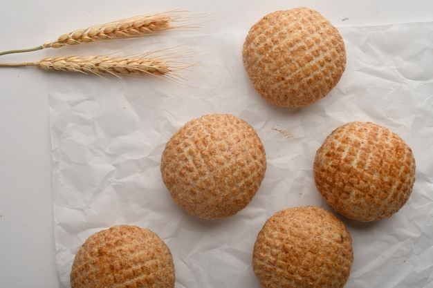 Dorpsbrood Rond brood Broodvitrine Bakkerij