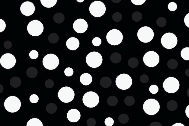 Photo dot pattern seamless vector black and white