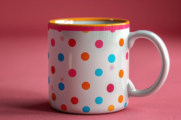 dots coffee mugs motif professional photography