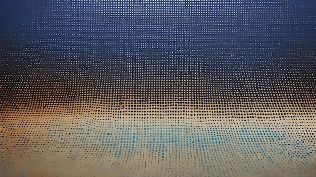 Dots halftone wit amp blauw kleurpatroon gradiënt grunge textuur achtergrond