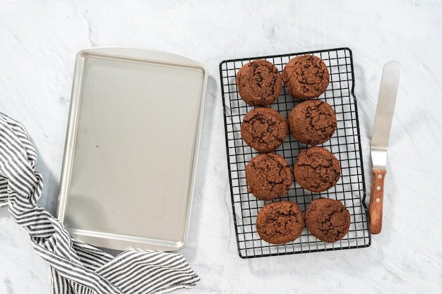 Double chocolate chip cookies