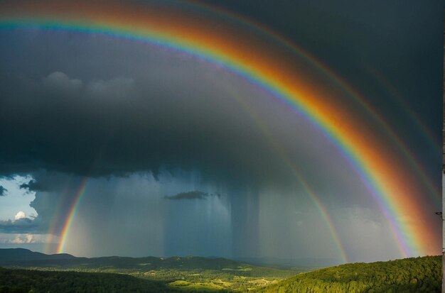 Double Rainbow After Rain