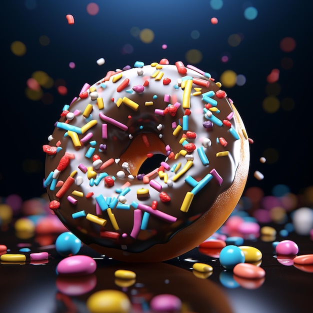 Doughnut background image