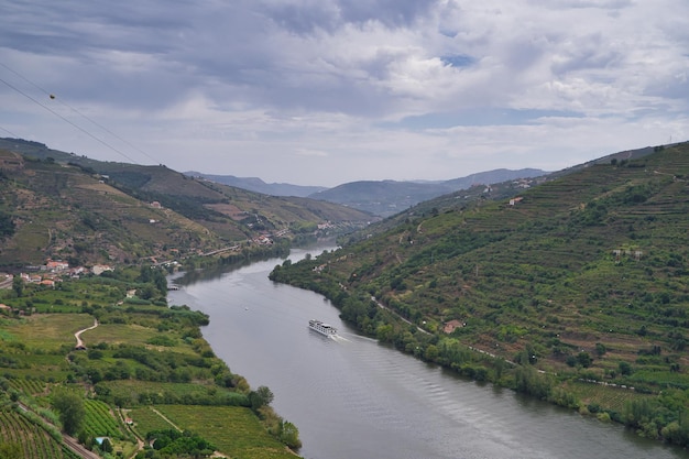 Douro river bank Porto Portugal