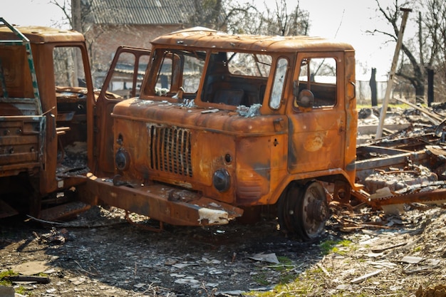 Dovhalivka ハリコフ地域 ウクライナ 03232023 ロシア軍の基地 ウクライナ人囚人の拘留と拷問の場所 ロシア ウクライナ戦争