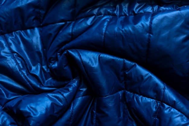 Down jacket fabric background