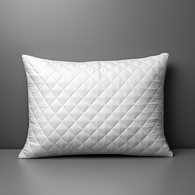 Down Pillow with Quilted Pattern