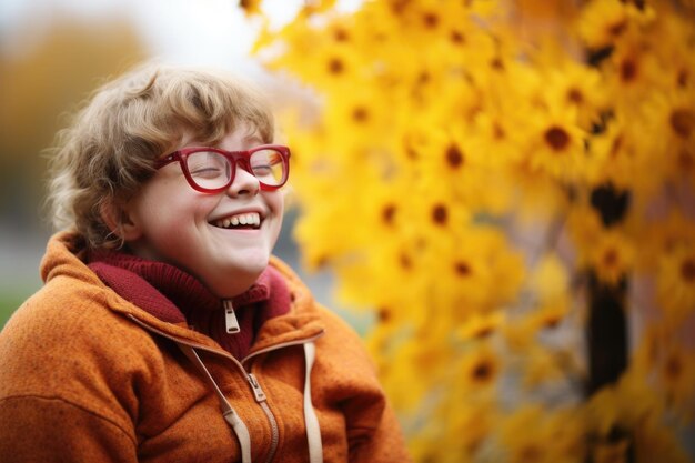 Photo down syndrome persona resilience and positivity radiant joy genuine smile