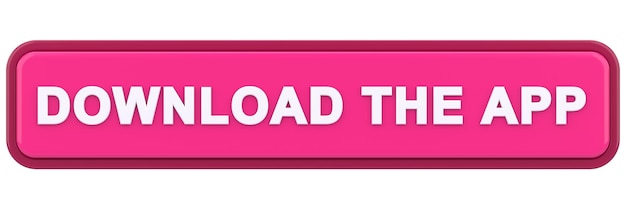 download the app button 3d illustration