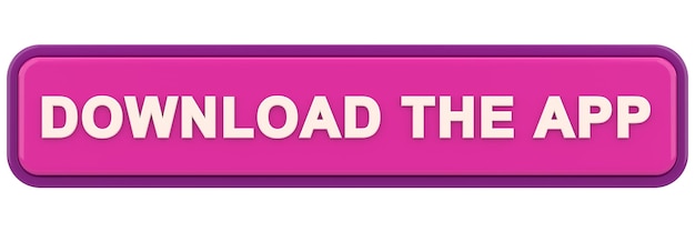 download the app button 3d illustration