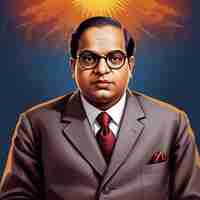 Photo dr babasaheb ambedkar the father of indian constitution vector ambedkar jayanti