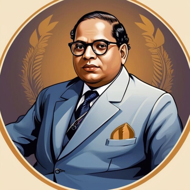 Photo dr babasaheb ambedkar the father of indian constitution vector ambedkar jayanti