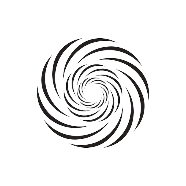 Draaiende cirkels Abstracte spiralen en vloeibare draaiingen Hypnotische vormen vortex symbool