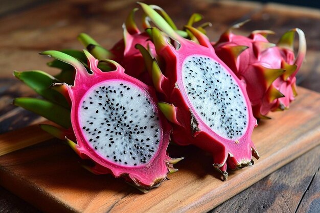 Foto draakvrucht voor dessert