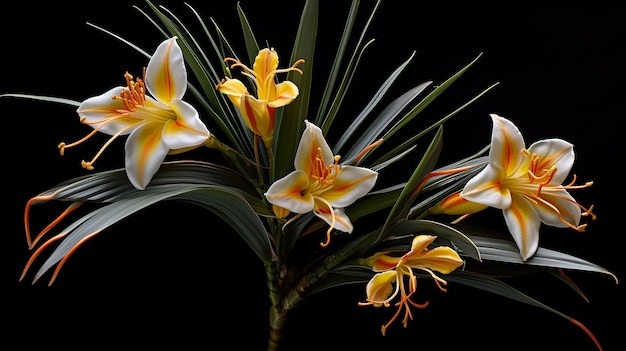 Photo dracaena loureiri gagnep flowers agavaceae flower