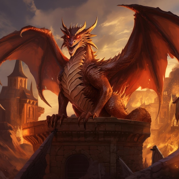 Draconic Mysteries Unveiled Unraveling the Tale of the Temple's Small Firedrake