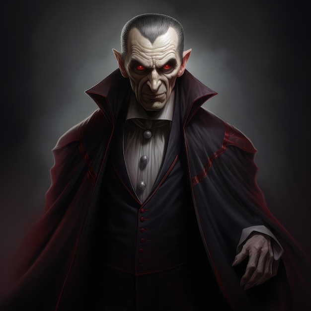 dracula character illustration