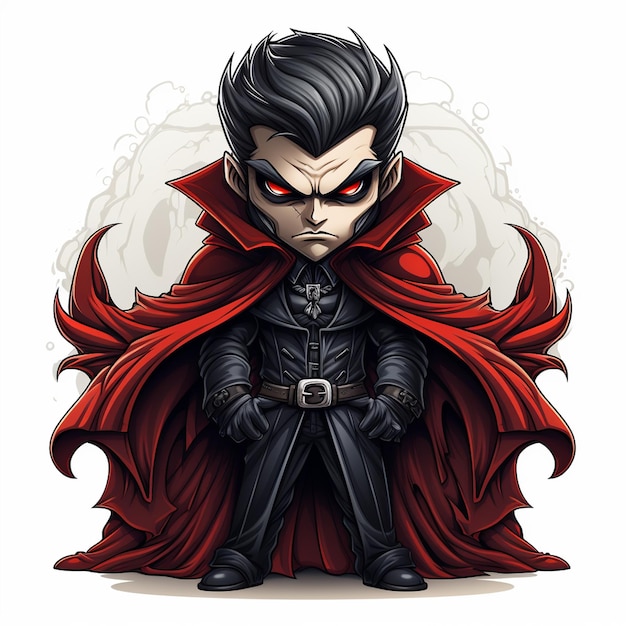 Dracula mascotte illustratie