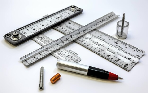 Photo drafting pencils engineers scale tools